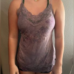 90’s lace tang top, size medium